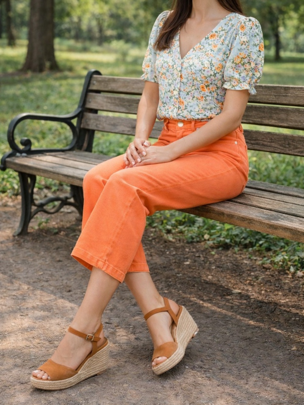 DG2 by Diane Gilman Coral Cropped Jeans